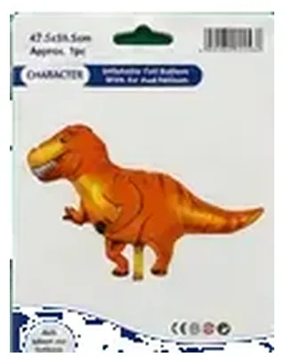 T-Rex Dinozor figürlü folyo balon — helyum balon çeşitleri