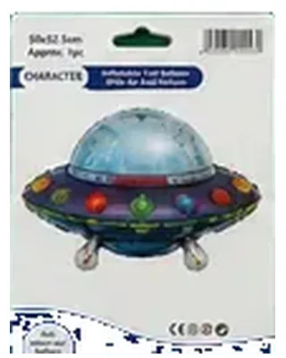UFO figürlü folyo balon — helyum balon çeşitleri