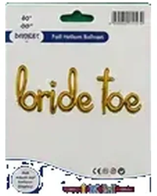 Bride to Be figürlü folyo balon — helyum balon çeşitleri