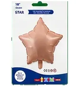 Rose Gold Yıldız folyo balon — helyum balon çeşitleri