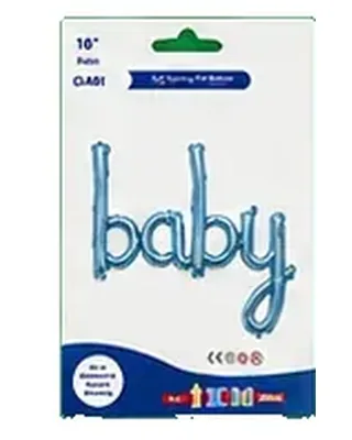 Baby Yazısı (Mavi) folyo balon — helyum balon çeşitleri