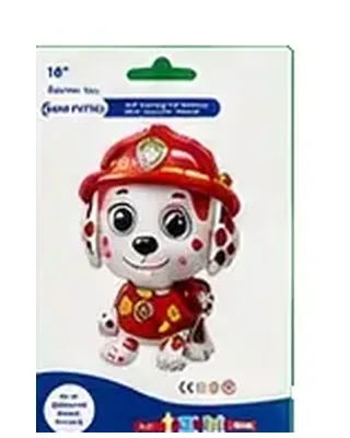 Paw Patrol Marshall folyo balon — helyum balon çeşitleri