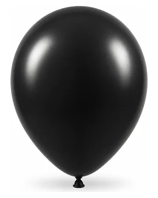 Siyah lateks balon rengi