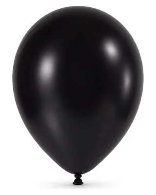 Siyah (Mat) lateks balon rengi
