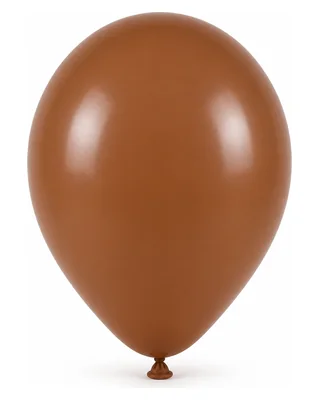 Kahverengi lateks balon rengi